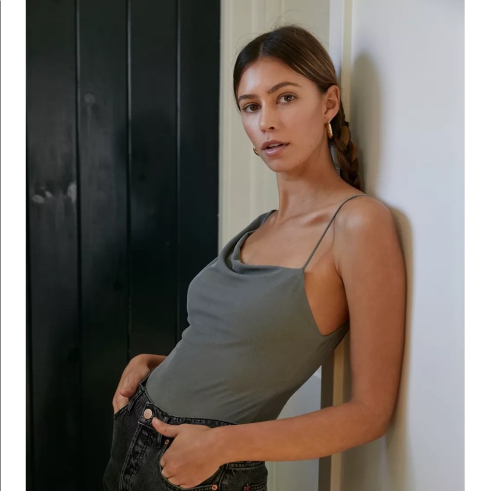 NWOT Olive Bodysuit